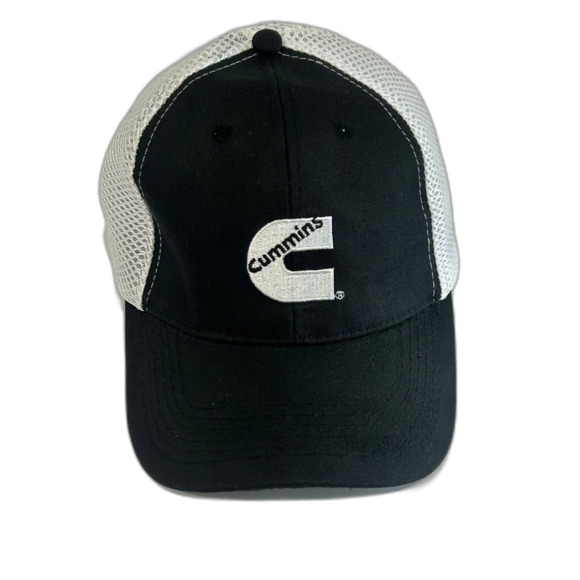 Cummins Hat Cap Unisex Adjustable Color Black White  Embroidered Logo - Picture 2 of 10